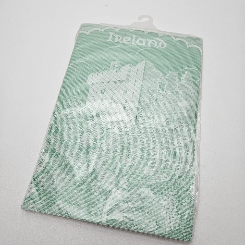Irish lace vintage table runner irish castles